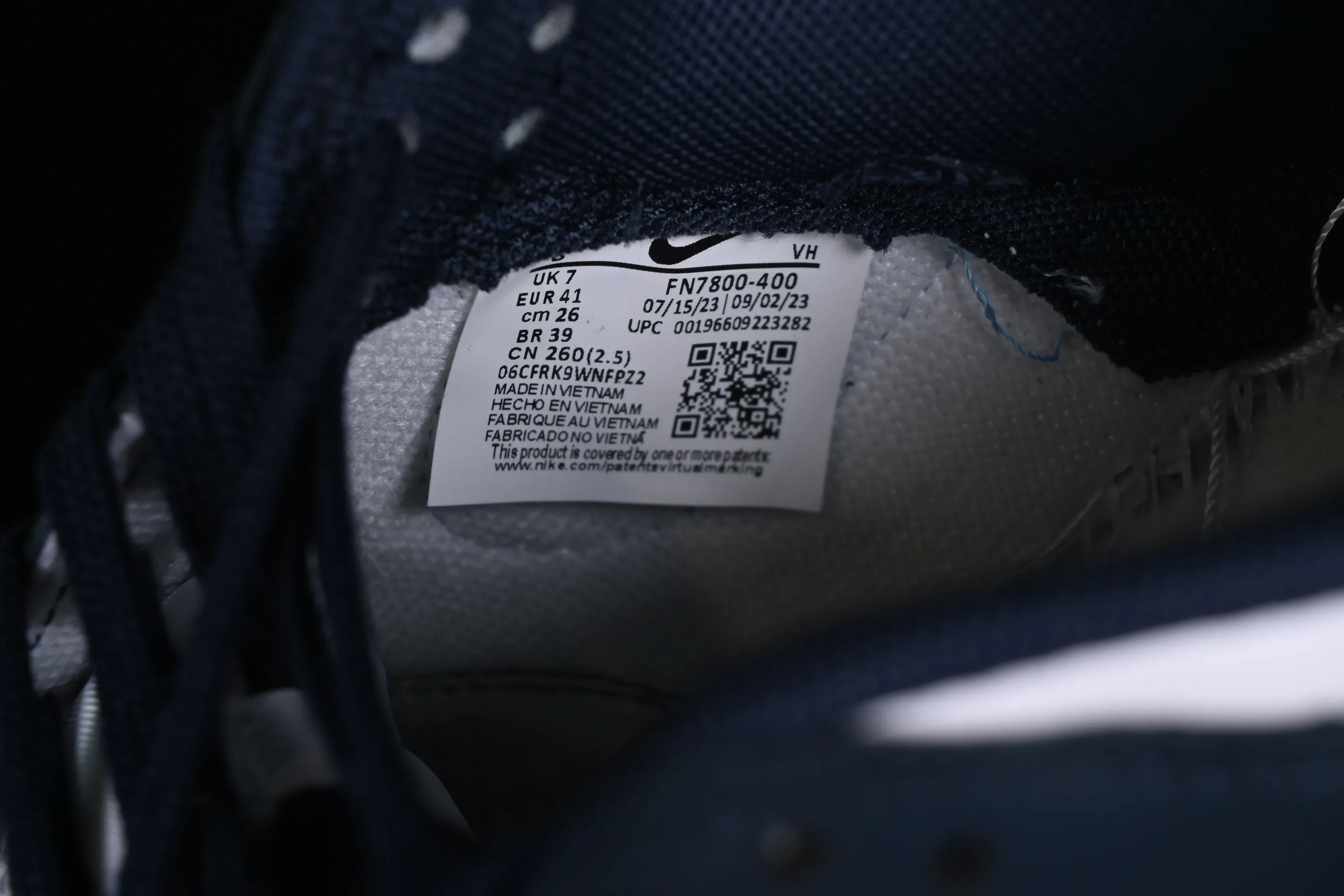 All categories Nk SB Dunk series Nk SB Dunk Low low-top sneakers Nk Dunk Low "Navy\University Blue" Obsidian SB low-top sports and leisure sneakers FN7800-400